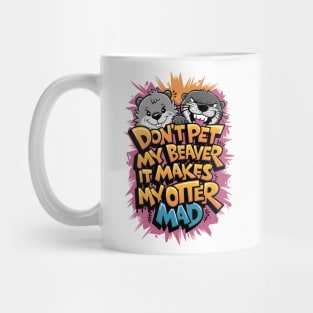 Cheerful Beaver & Irritated Otter Mug